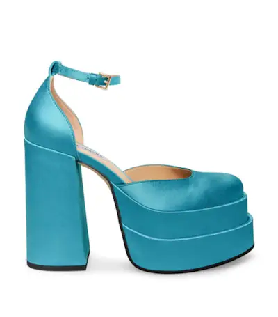 Steve Madden + Charlize Blue Satin