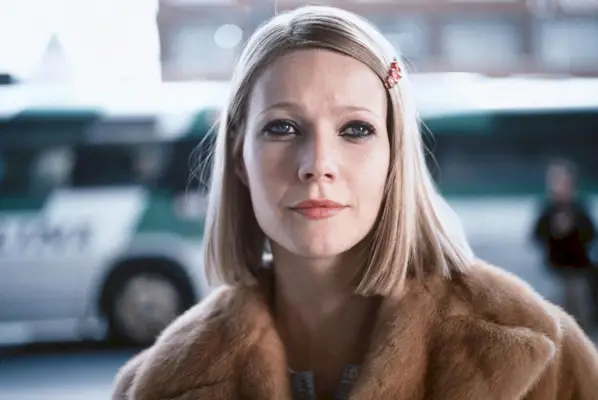Gwyneth Paltrow dressed as Margot Tenenbaum in The Royal Tenenbaums.