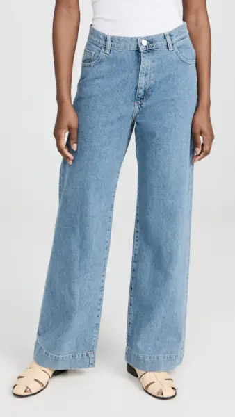 Dl1961 + Zoie Wide Leg: Relaxed Jeans