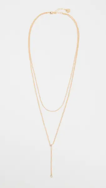 Jules Smith + Crystal Ball Chain Lariat