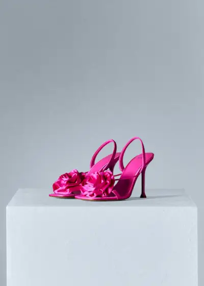 Mango + Maxi Flower Heeled Sandal