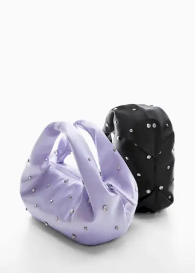 Mango + Mini Rhinestone Chain Bag