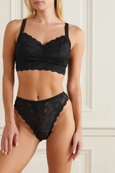 Cosabella + Never Say Never India Stretch-Lace Briefs