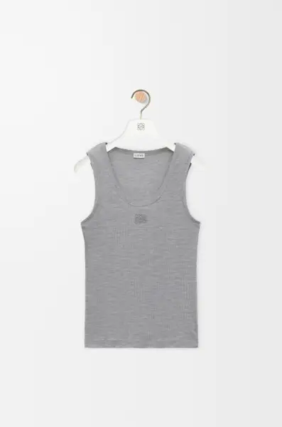 Anagram Tank Top in Silk