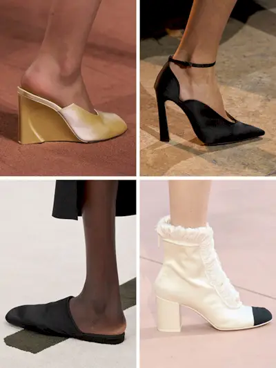 Shoes on the fall/winter 2025 runway