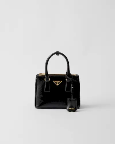 Prada Galleria Patent Saffiano Mini-Bag