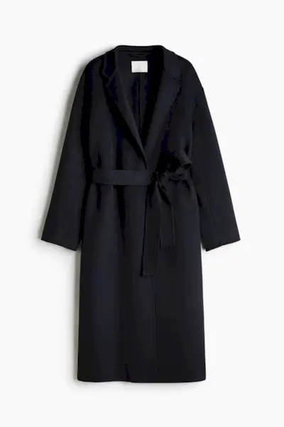 Handmade Wool-Blend Coat