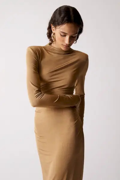 H&M + Draped Jersey Dress