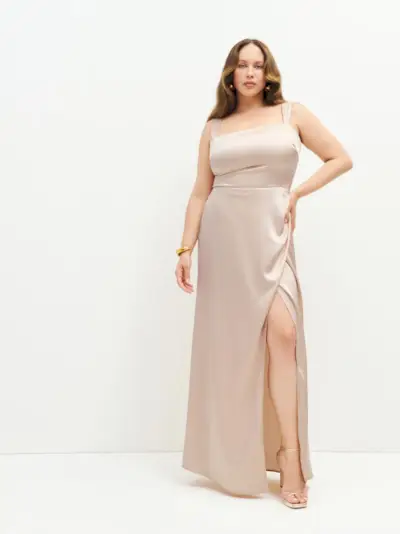 Reformation + Isolene Satin Dress