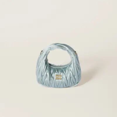 Wander Matelassé Satin Mini-Bag