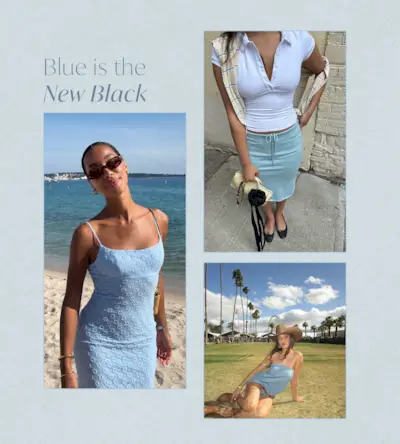 Photo collage of Gen Z Summer trends.