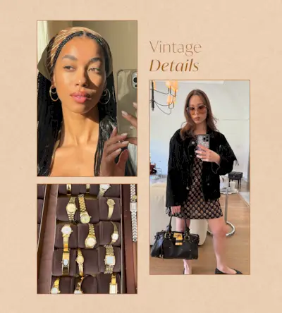 Photo collage of Gen Z Summer trends.