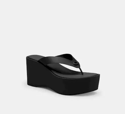 Sculpted C Platform Flip Flop