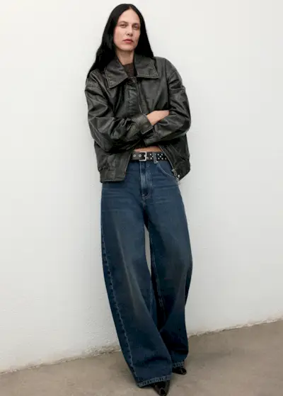 Mid-Rise Barrel Jeans - Women | Mango United Kingdom