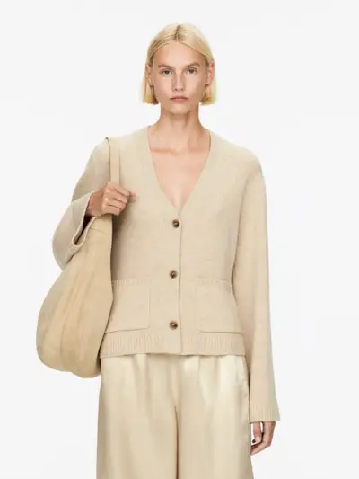 Wool Cardigan – Beige – Women – Arket Gb