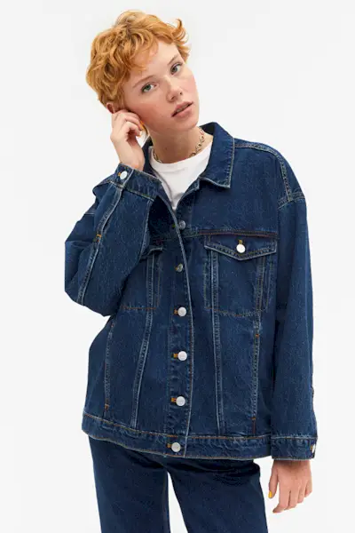 Monki + Classic Indigo Denim Jacket