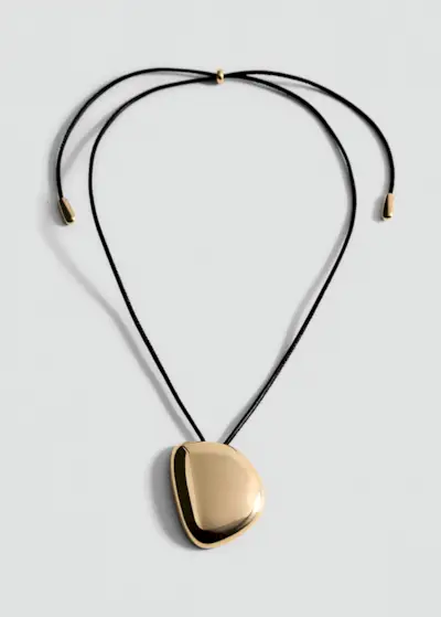 Metal Pendant Necklace - Women | Mango Usa