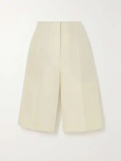 Flash Wool and Silk-Blend Shorts