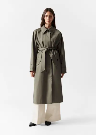 Single-Breasted Trench Coat