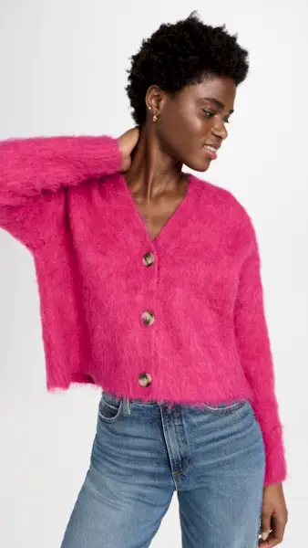 Madewell + Brushed Super Crop Cardigan