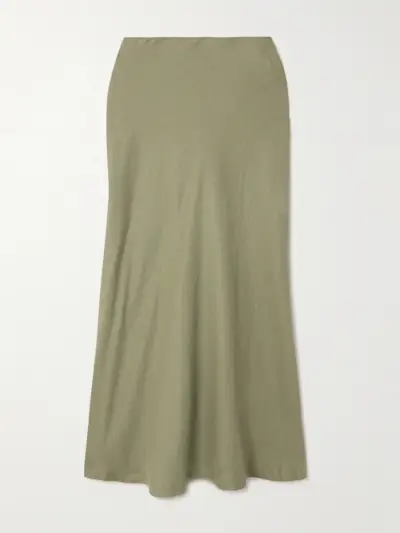 Antibes Linen Maxi Skirt