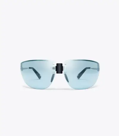 Shield Runway Sunglasses in Yellow, Size Os