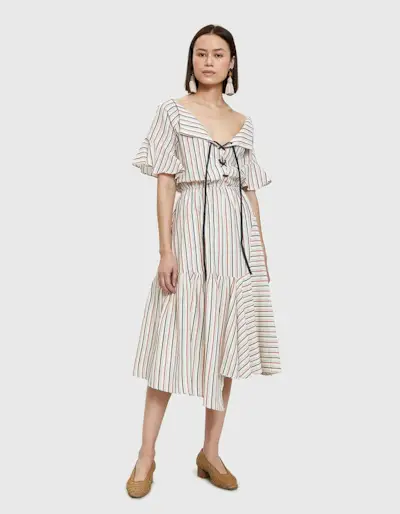Farrow + Mora Dress in Multi Stripe