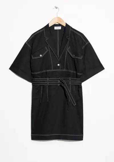 & Other Stories + Belted Denim Dress