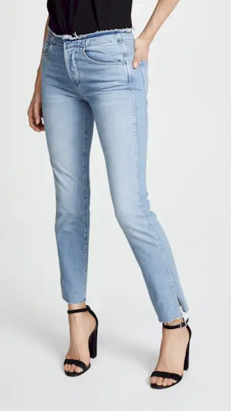 3x1 + Raw Edge Shelter Slim Jeans