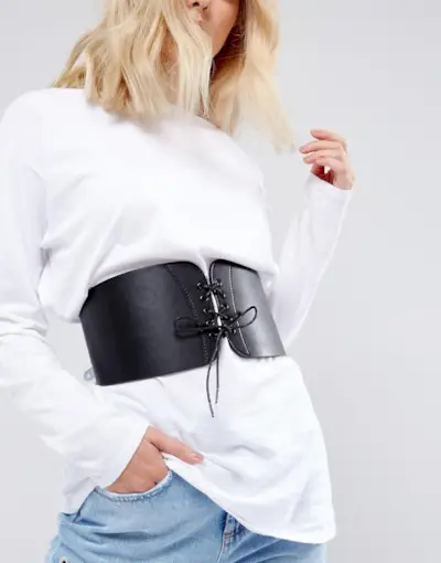ASOS Design + Wide Corset Belt
