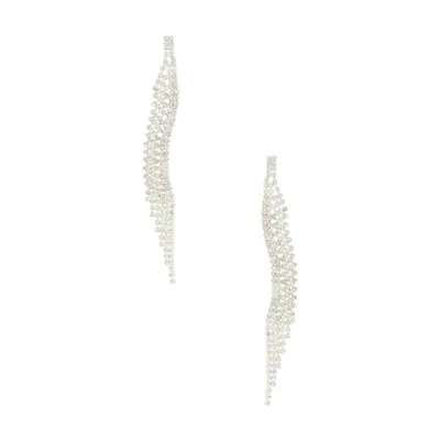 8 Other Reasons + Curved Dangle Earring in Silver