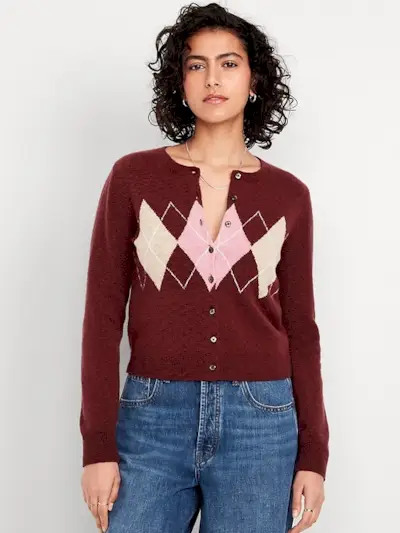 Sosoft Cropped Cardigan Sweater