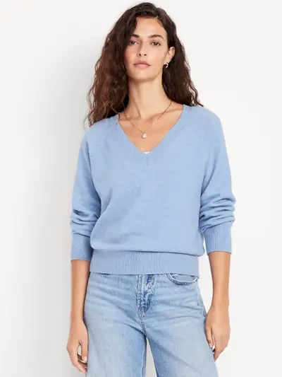 Sosoft Loose V-Neck Sweater