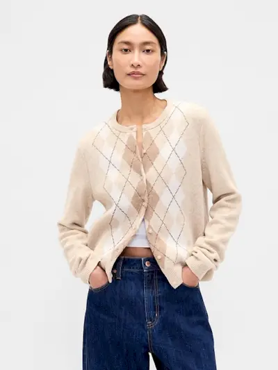 Cashsoft Crop Cardigan