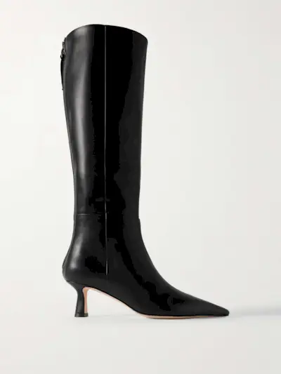 Rhea Leather Knee Boots