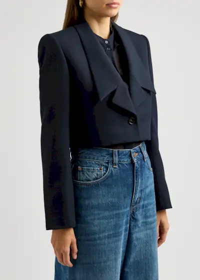 CHLOE, Cropped wool blazer