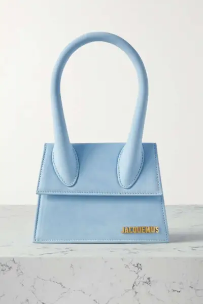 Jacquemus + Le Chiquito Noeud Suede Shoulder Bag