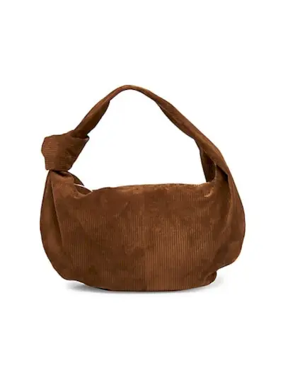 Bottega Veneta + Jodie Corduroy Suede Top-Handle Bag