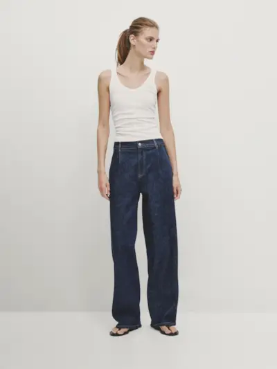 wide leg jeans