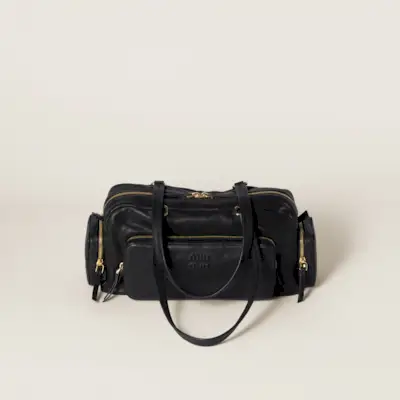 Pocket Washed Nappa Leather Bag