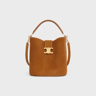 Medium Louise Bag in Suede Calfskin