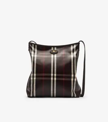 Small Highlands Shoulder Bag in Mahogany Red - Women | Burberry® Official