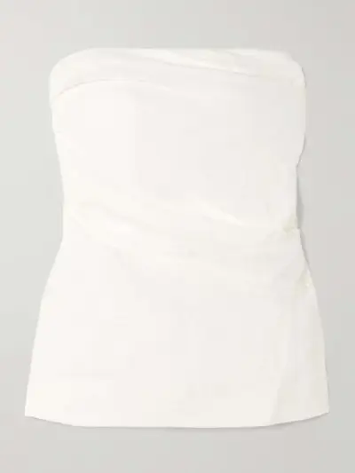 Izel Linen Bandeau Top
