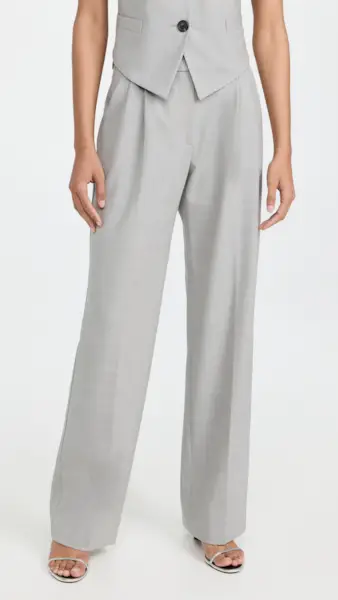 Helmut Lang + Pleat Wool Pants