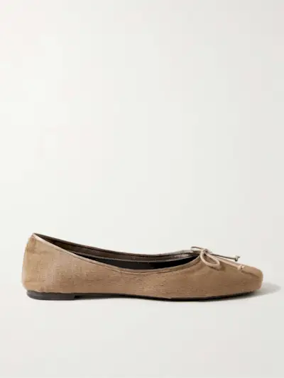 Charlotte Calf Hair Ballet Flats