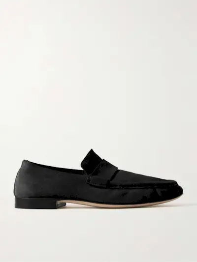 Suede Loafers