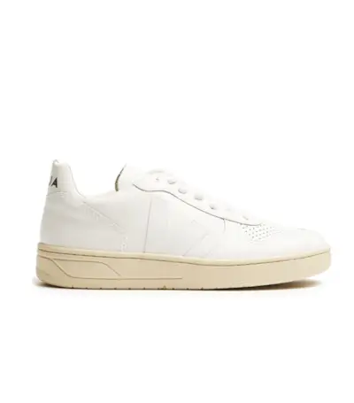 Veja + V-10 Low-Top Leather Trainers