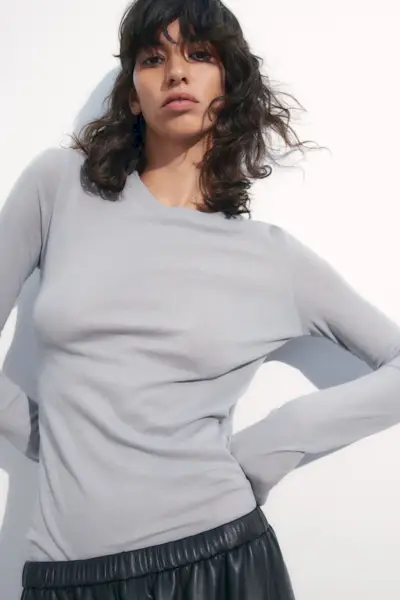 H&M + Pima Cotton Jersey Top