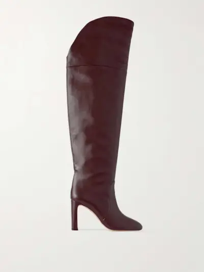 Babette Tubo Leather Over-The-Knee Boots