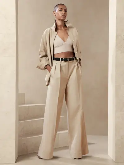 Banana Republic + Cruise Wide-Leg Pant